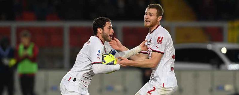 Milan fight back to salvage 2-2 draw at Lecce
