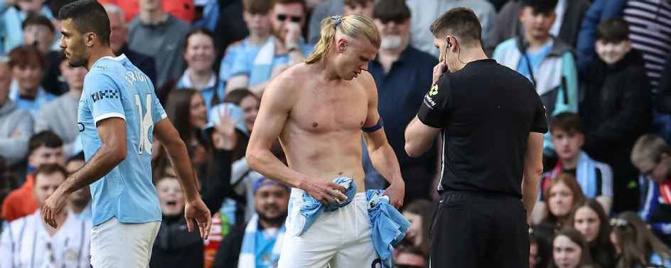 Erling Haaland's partner 'isn't happy' with the scratches left on his body by Premier defenders